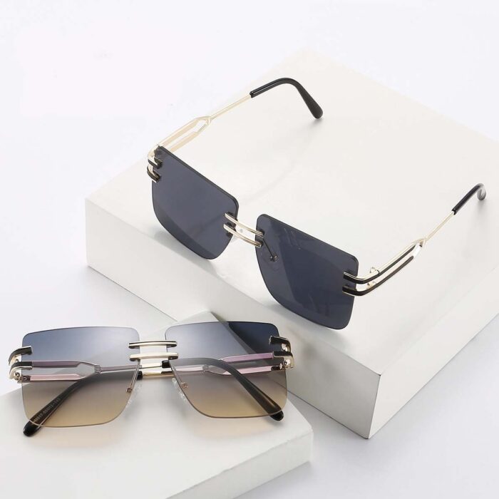 New Fashion Frameless Square Glasses - Image 1