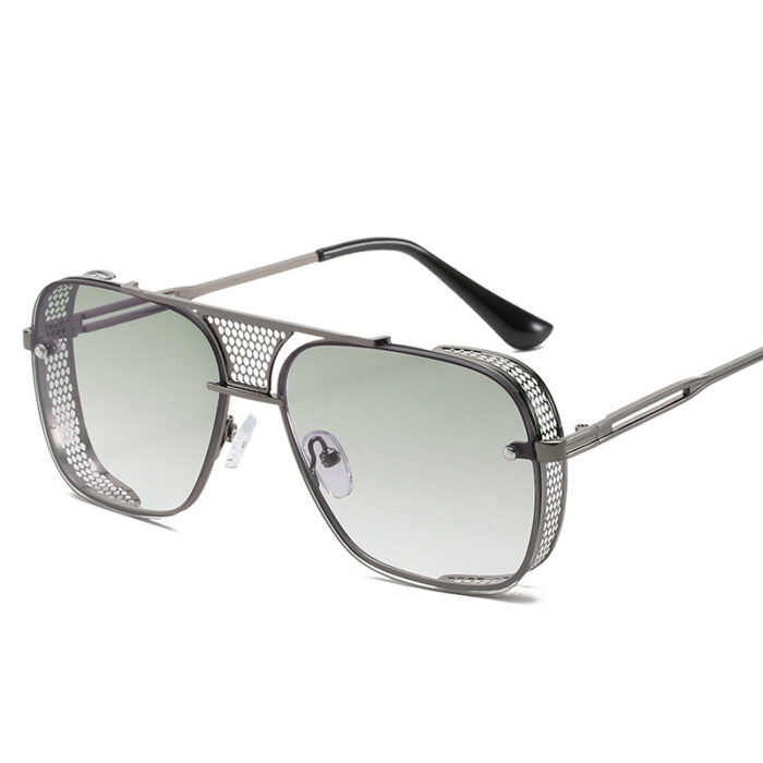 Steampunk Men's Sunglasses Cross-border Metal Hollow Glasses - Image 4