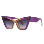 Cat-eye Sunglasses Retro Modern Trend European And American Street Patting Glasses - Image 6