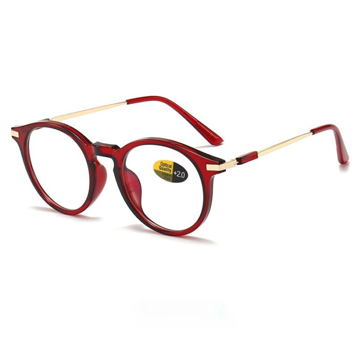 Anti-blue Light Presbyopic Round Frame Glasses - Image 2