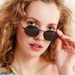 Sun Protection Trend Retro Oval Sun Glasses - Image 9