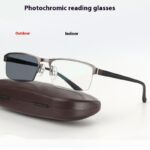 Alloy Frame Sun Transition Photochromic Reading Glasses - Image 2