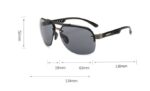 Cycling fishing sunglasses metal glasses - Image 4