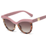 Half Frame Fashion Cat Eye Glasses - Image 6