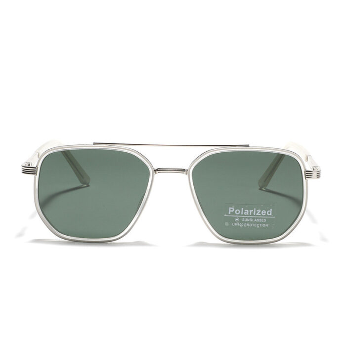 Polarized Sun Glasses Polygon Square Sunglasses - Image 4