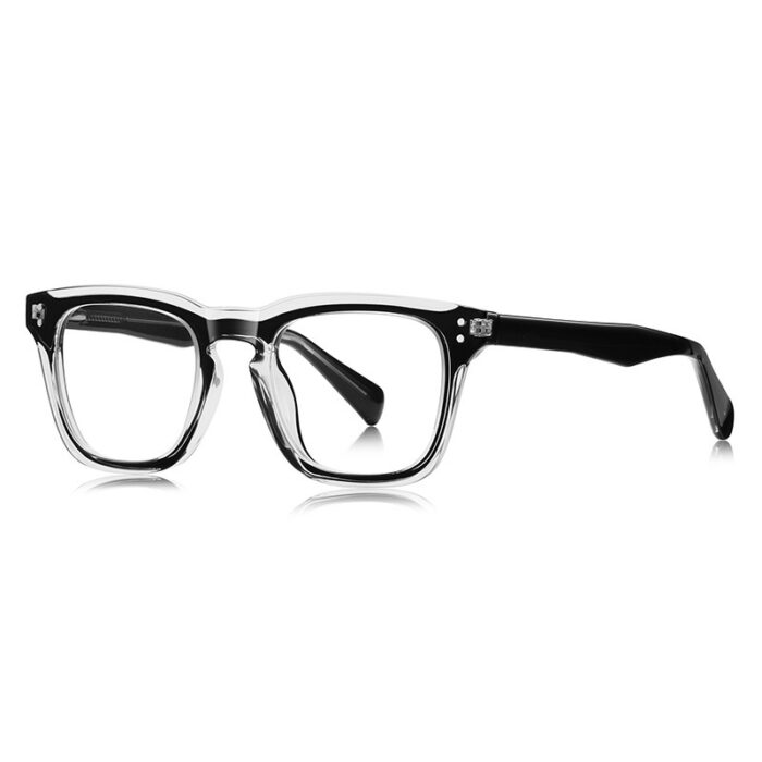 Men's Box Pin Plain Glasses Korean Style - Image 1