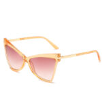 Fashion Triangle T-shaped Ocean Color Cat Eye Glasses - Image 7