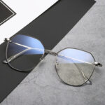 Glasses Myopia With Degree With Glasses Frame Female Korean Retro Metal Round Face Glasses Frame Super Light - Image 4