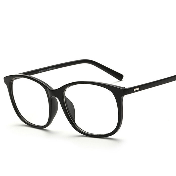 Flat Glasses Retro Student Glasses Frame Unisex Large Frame Flat Lens - Image 3