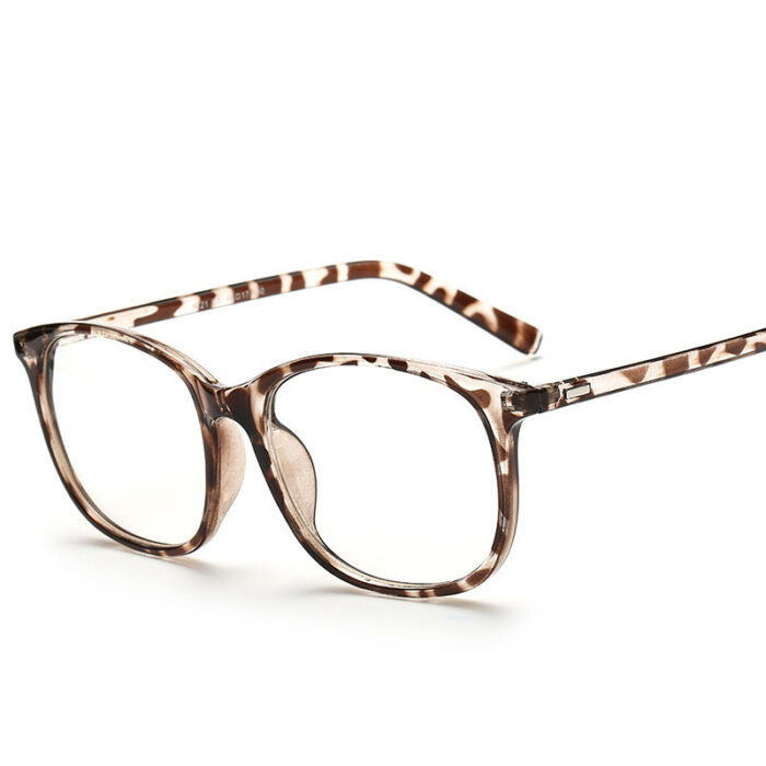 Flat Glasses Retro Student Glasses Frame Unisex Large Frame Flat Lens - Image 2