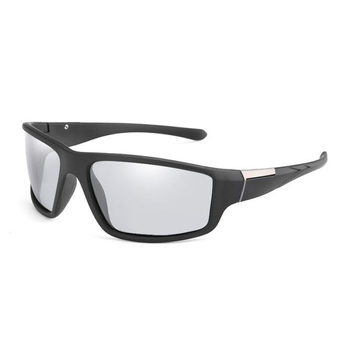 Matte Black Sport Goggles Sun Glasses - Image 1