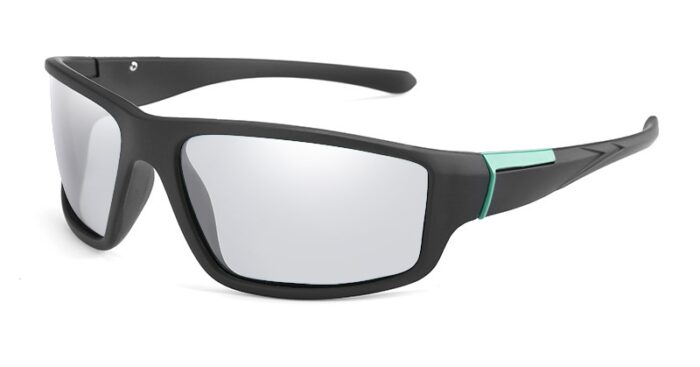 Matte Black Sport Goggles Sun Glasses - Image 2