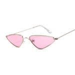 New European And American Sunglasses Trend Cat Eye Sunglasses Small Frame Triangle Glasses Ocean Piece Sunglasses - Image 5