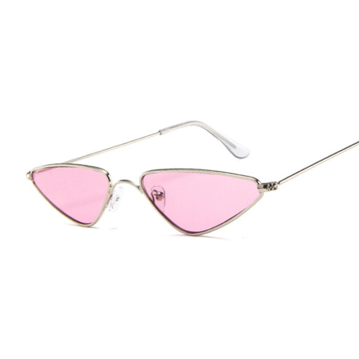 New European And American Sunglasses Trend Cat Eye Sunglasses Small Frame Triangle Glasses Ocean Piece Sunglasses - Image 5