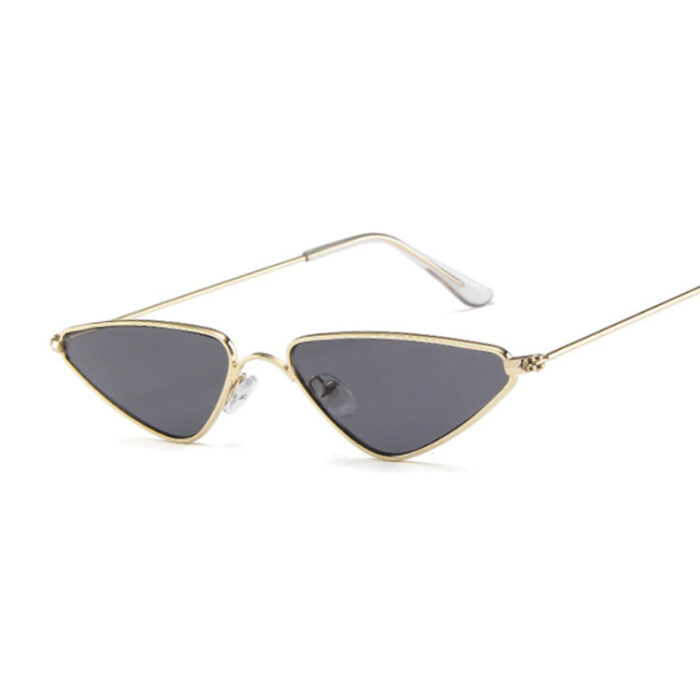 New European And American Sunglasses Trend Cat Eye Sunglasses Small Frame Triangle Glasses Ocean Piece Sunglasses - Image 6