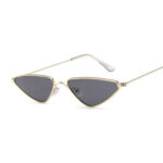 New European And American Sunglasses Trend Cat Eye Sunglasses Small Frame Triangle Glasses Ocean Piece Sunglasses - Image 4