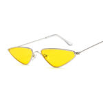 New European And American Sunglasses Trend Cat Eye Sunglasses Small Frame Triangle Glasses Ocean Piece Sunglasses - Image 2