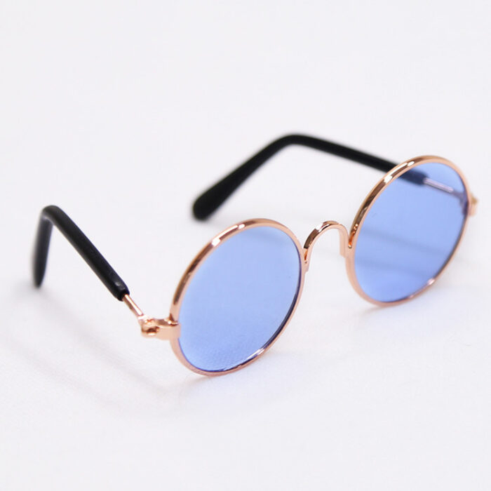 Trendy Vintage Round Pet Glasses - Image 1