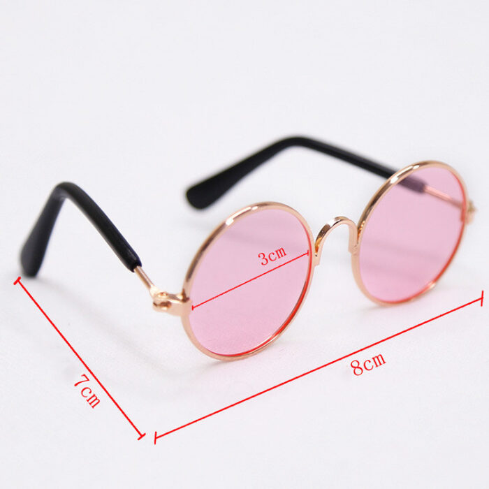 Trendy Vintage Round Pet Glasses - Image 9
