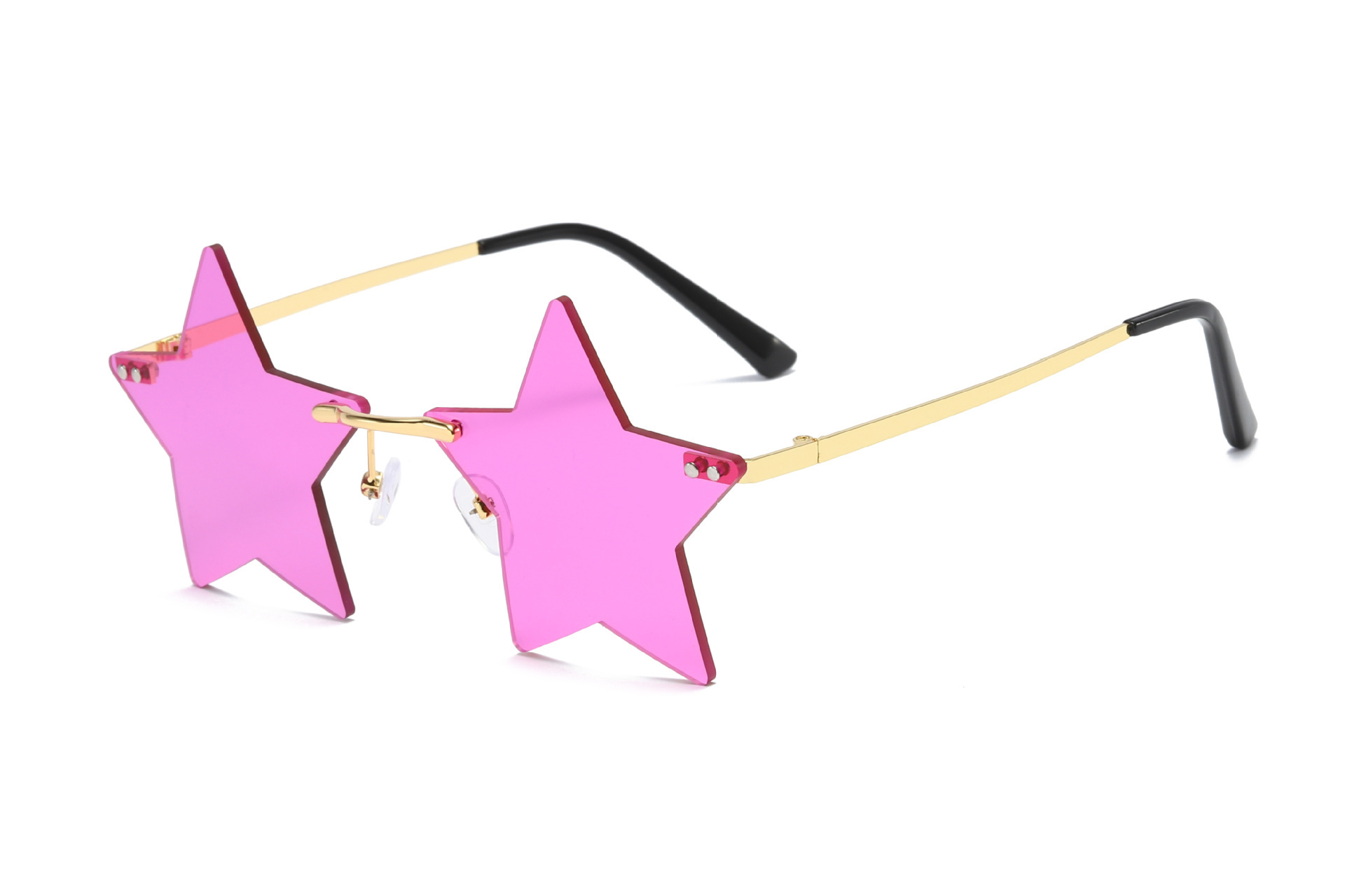 1623203199145.jpg Rimless Star Fashion Small Sun glasses - Image 1