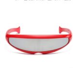 Personality Sunglasses Laser Glasses Men Women Sunglass Robots Silver Lens Sun Glasses Men's Driving Goggles Glasses - Image 2