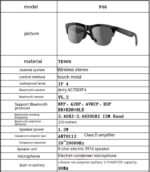 Wireless Touch Bluetooth Headset Sun Glasses - Image 9