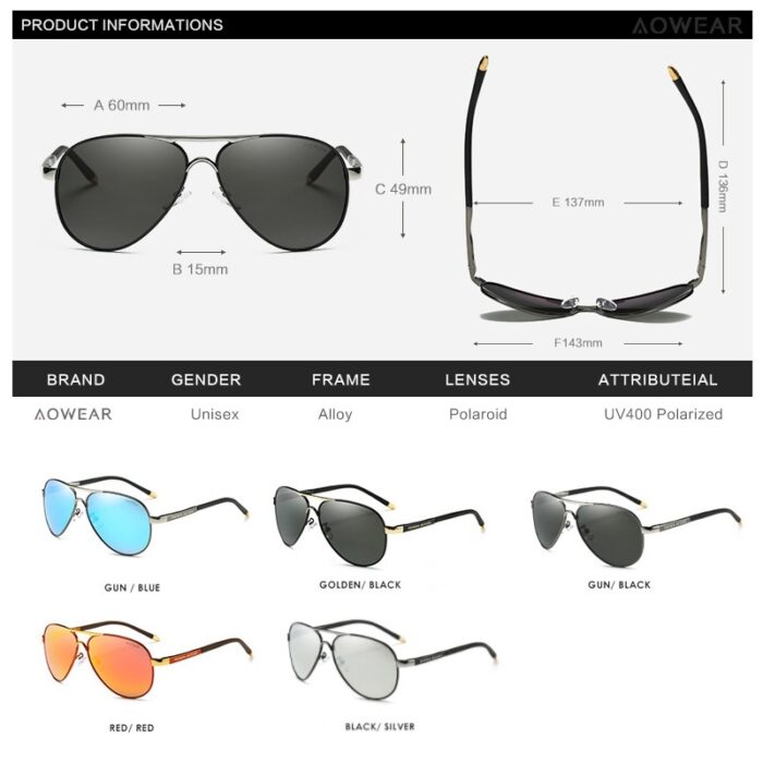 Sun Glasses Men Travel For Pilot Sunglasses Big Frame - Image 2
