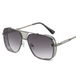 Steampunk Men's Sunglasses Cross-border Metal Hollow Glasses - Image 7