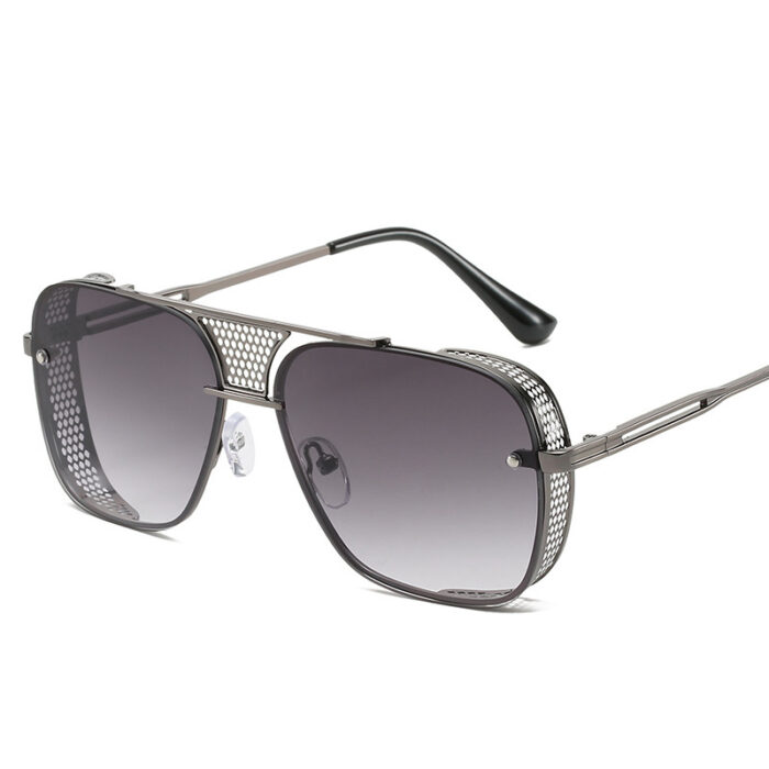 Steampunk Men's Sunglasses Cross-border Metal Hollow Glasses - Image 7