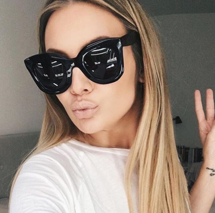 New Fashion Cat Eye Sunglasses Women Brand Designer Vintage Gradient Cat Eye Sun Glasses Shades For Women - Image 4