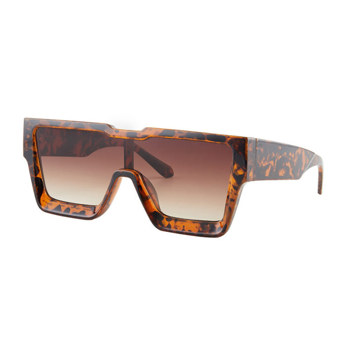 Personalized Sunglasses Trendy One-piece Frame Glasses - Image 9