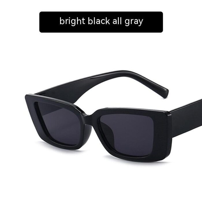Jelly Color Square Sun Glasses Concave Shape - Image 9