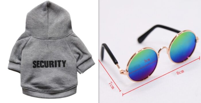 Trendy Vintage Round Pet Glasses - Image 8