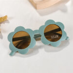 Children's Baby Cute Sun Flower Sunglasses Advanced Frosted Photo Sun-shade Glasses - Image 4