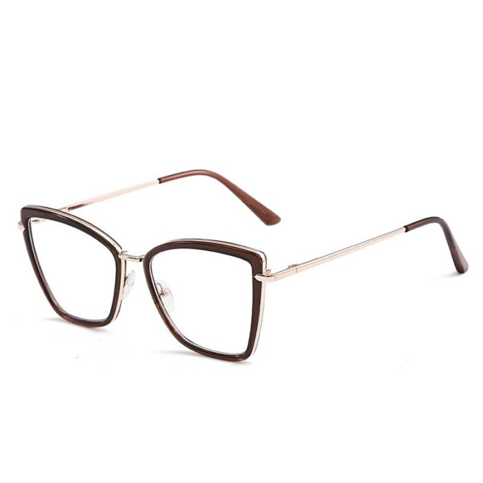 Cat Eye Photochromic Anti Blue-Ray Plain Glasses Fashion - Image 6