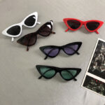 Korean version of the retro retro Harajuku cat eye sunglasses