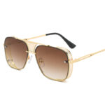 Steampunk Men's Sunglasses Cross-border Metal Hollow Glasses - Image 5