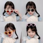 Children's Sunglasses Vintage Round Frame Sun Glasses - Image 8