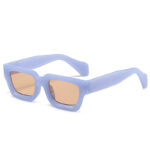 Retro Concave Frame Wide Foot Square European And American Sun-proof Sun Glasses - Image 5