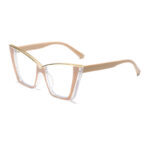 European And American Ins Cat Eye Frame Trendy All-match Anti-blue Light Glasses - Image 2