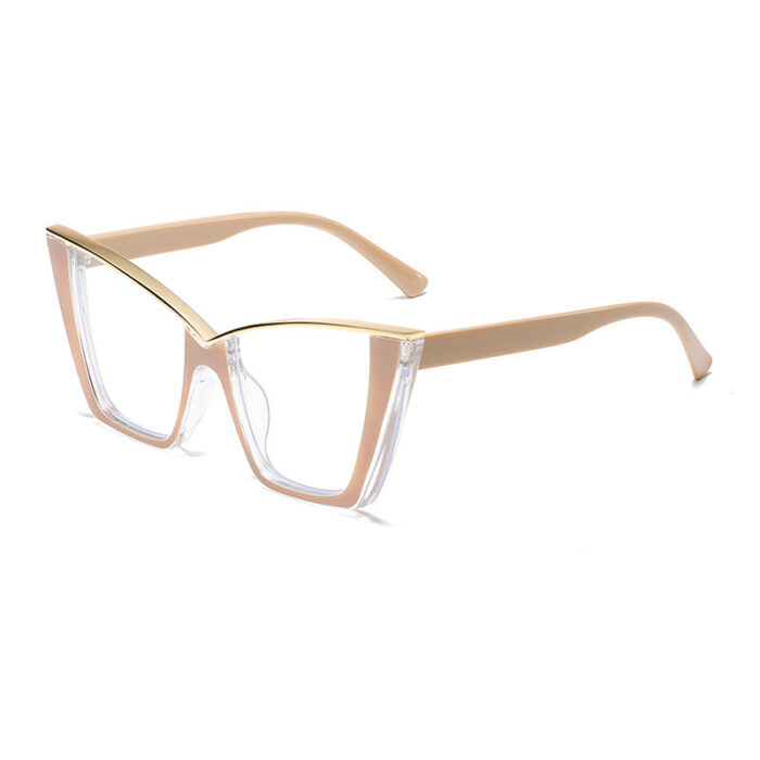 European And American Ins Cat Eye Frame Trendy All-match Anti-blue Light Glasses - Image 2