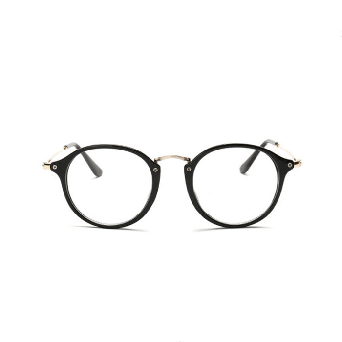 Retro Anti Blue Ray Computer Glasses Women Round Eye Glass Men Blue Light Blocking Fashion Eyewear Optical Frames - Image 1