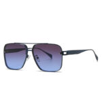 Men's Casual Fashion Metal Frame Sun Glasses - Image 10