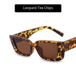 Jelly Color Square Sun Glasses Concave Shape - Image 10