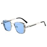 Men's Box Metal Retro UV Sun Glasses - Image 7