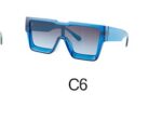 Personalized Sunglasses Trendy One-piece Frame Glasses - Image 10