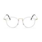 Retro Anti Blue Ray Computer Glasses Women Round Eye Glass Men Blue Light Blocking Fashion Eyewear Optical Frames - Image 3