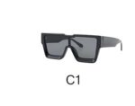 Personalized Sunglasses Trendy One-piece Frame Glasses - Image 6