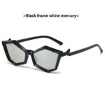 Polygon Rhombus Fashion Glasses - Image 9