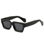Retro Concave Frame Wide Foot Square European And American Sun-proof Sun Glasses - Image 9